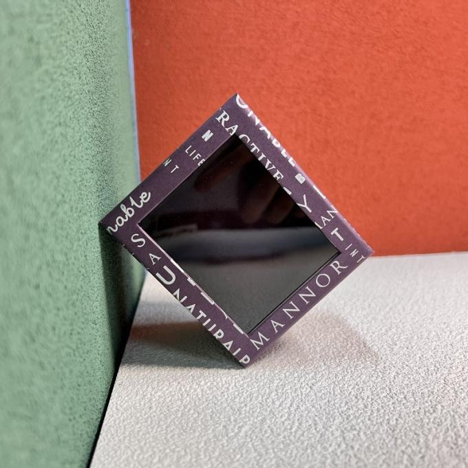 La boîte faite sur commande de paquet de fabrication en deux pièces enlèvent la boîte en carton de montre avec des lettres de Windowcreative