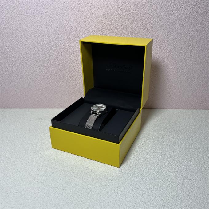 Boîte faite sur commande d'emballage de montre avec l'équilibre pour la montre et les bijoux de courroie d'ensemble de montre de montre