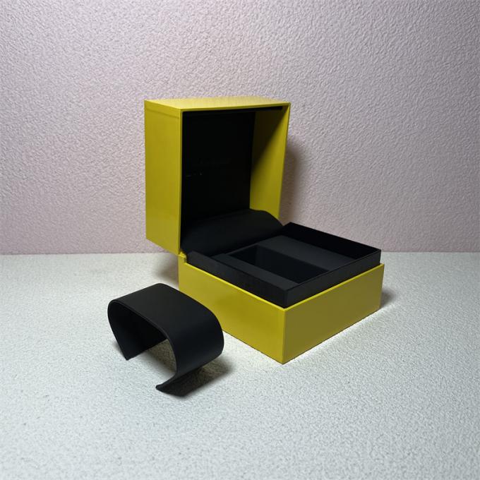 Boîte faite sur commande d'emballage de montre avec l'équilibre pour la montre et les bijoux de courroie d'ensemble de montre de montre