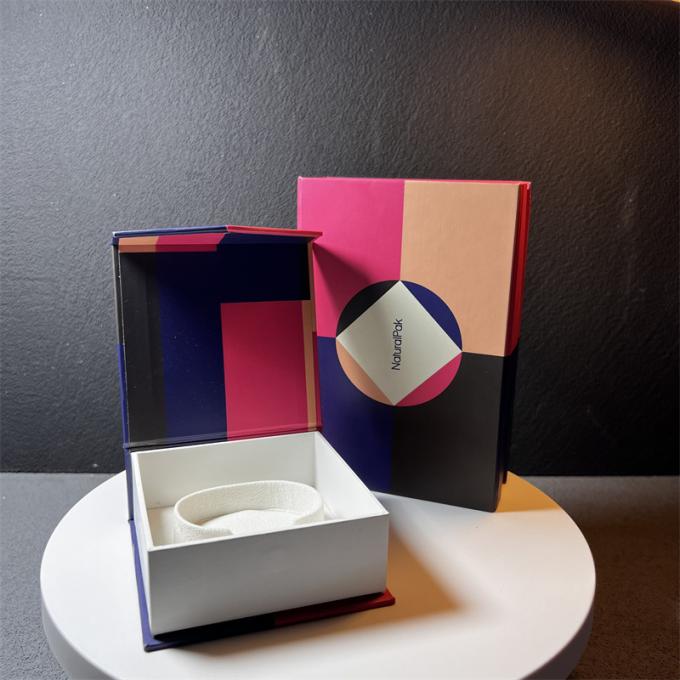 Boîte en carton faite sur commande de papier d'imprimerie pour le portefeuille de cadeau de montre de bijoux