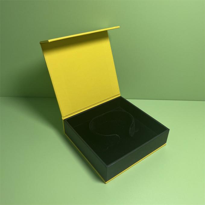 Boîte en carton spéciale faite sur commande de papier de contact avec magnétique pour le collier de Ring Earring Pendant Bangle Bracelet