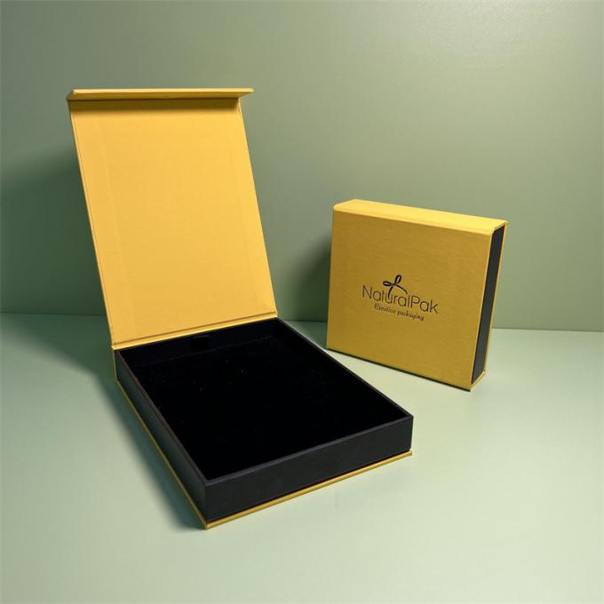 Boîte en carton spéciale faite sur commande de papier de contact avec magnétique pour le collier de Ring Earring Pendant Bangle Bracelet