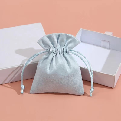 Sacs de velours de poche de bijoux de cordon de couleur de sucrerie petits pour des bijoux