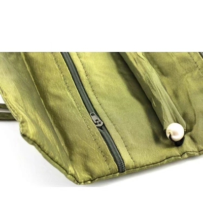 L'ODM d'OEM enroulent l'organisateur Suede Jewellery Rolls de bijoux de voyage pour le déplacement