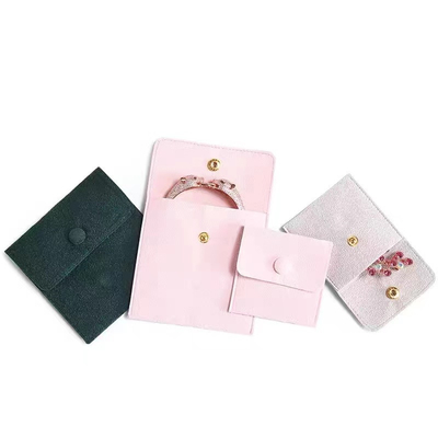 Petit collier fait sur commande de poche de Logo Velvet Jewelry Packaging Bag