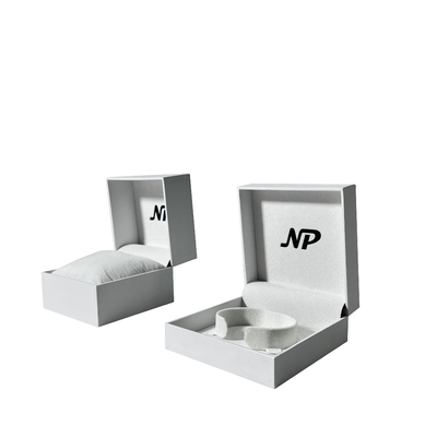 Simplicité de empaquetage Ring Boxes For Wedding de boîtes de bijoux de luxe classiques blancs