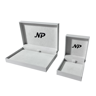 Simplicité de empaquetage Ring Boxes For Wedding de boîtes de bijoux de luxe classiques blancs