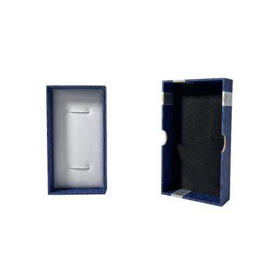 Boîte de montre faite sur commande de rectangle empaquetant la boîte de présentation de luxe de montre de marque