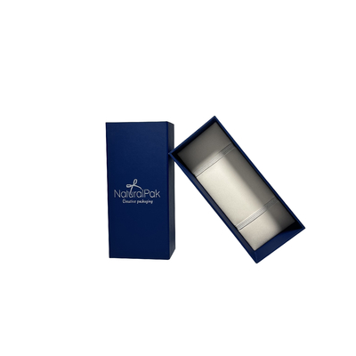 L'emballage de montre-bracelet de tiroir de rectangle enferme dans une boîte la boîte de empaquetage de papier faite sur commande avec la douille