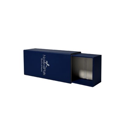 L'emballage de montre-bracelet de tiroir de rectangle enferme dans une boîte la boîte de empaquetage de papier faite sur commande avec la douille