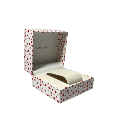 La polka Dot Wrist Watch Packaging Boxes en deux pièces enlèvent l'emballage de cadeau de carton