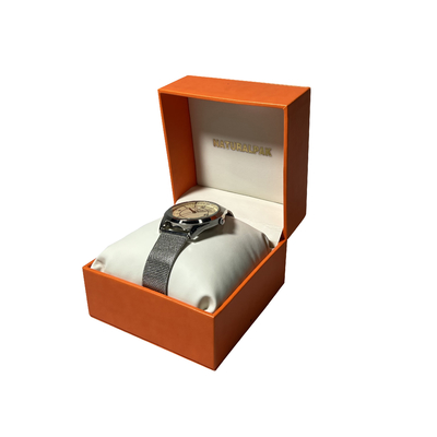 Boîte à bijoux de empaquetage en cuir faite sur commande de boîte d'unité centrale pour des montres et des colliers