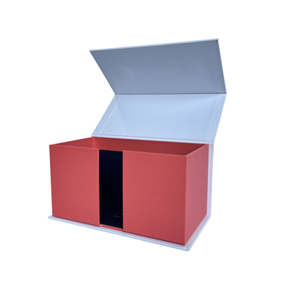 Matte White Collapsible Magnetic Gift enferme dans une boîte le grand emballage rigide de carton