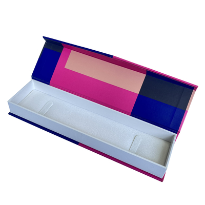 Petit carton Ring Boxes For Girls de modèle de boîte à bijoux magnétique géométrique de fermeture