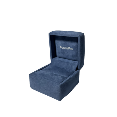 Pale Blue Luxury Jewelry Packaging enferme dans une boîte le boîte-cadeau décoratif de boucle d'oreille de bracelet de collier