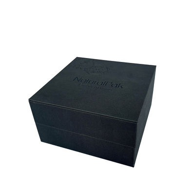La boîte en bois crème d'emballage de montre-bracelet d'unité centrale a gravé Logo Watch Box For Men en refief