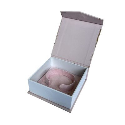 Boîte de empaquetage pliable imprimée artistique de boîte à bijoux magnétique de fermeture de ROHS