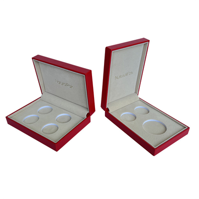 Cabines téléphoniques commémoratives en similicuir rouges faites sur commande 133*110*80mm