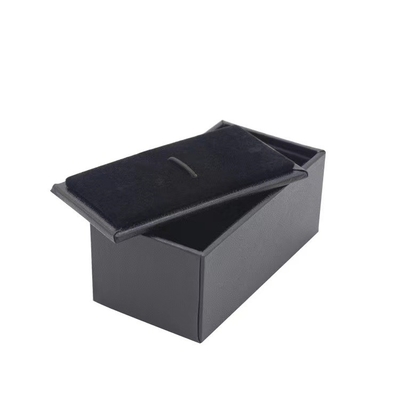 70*35*30mm boîte-cadeau de bouton de manchette de traction du satin un et deux pour des bijoux