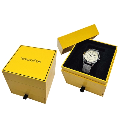 Boîtes d'emballage de montre-bracelet créatives en papier personnalisé avec tiroir