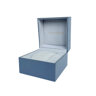 L'emballage bleu fait sur commande de montre-bracelet d'OEM enferme la place de forme