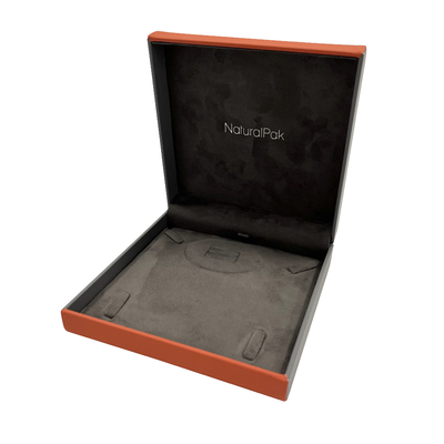 Boîte à extrémité élevé d'emballage de bijoux de toucher doux d'ODM d'OEM pour la montre de cadeau