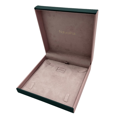 Boîte de luxe faisante le coin ronde d'emballage de bijoux de toucher doux pour la montre de cadeau