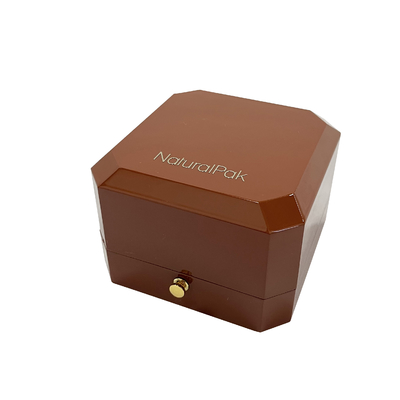 La forme d'octogone pulvérisent la caisse de luxe peinte de bijoux pour l'anneau