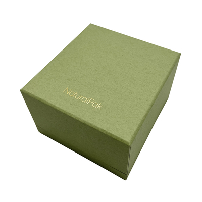 Le jet vert a peint la forme d'octogone de Ring Luxury Jewelry Case With
