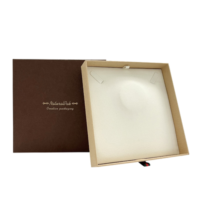 Boîte d'emballage de Ring Earring Pendant Paper Jewelry de cadeau avec le tiroir
