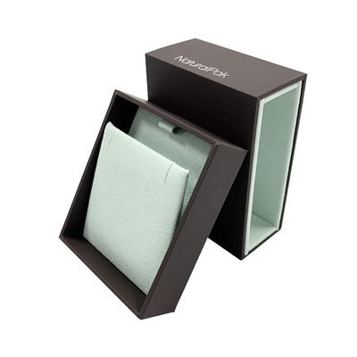 Emballage lourd blanc de boîte à bijoux de tiroir de douille pour Ring Gift