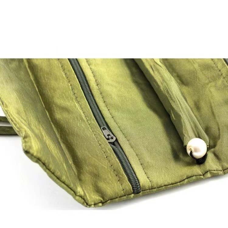 L'ODM d'OEM enroulent l'organisateur Suede Jewellery Rolls de bijoux de voyage pour le déplacement